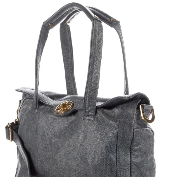 Tory Burch Coated Canvas 2 Way Shoulder Bag/Crossbody in Blue - Comes w/Dust bag - Picture 2 of 13